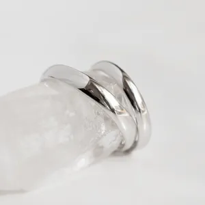 Solid wedding rings made of platinum YORK Thumbnail