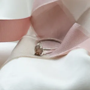 Zlatý prsten se salt and pepper diamantem ROXANE Thumbnail