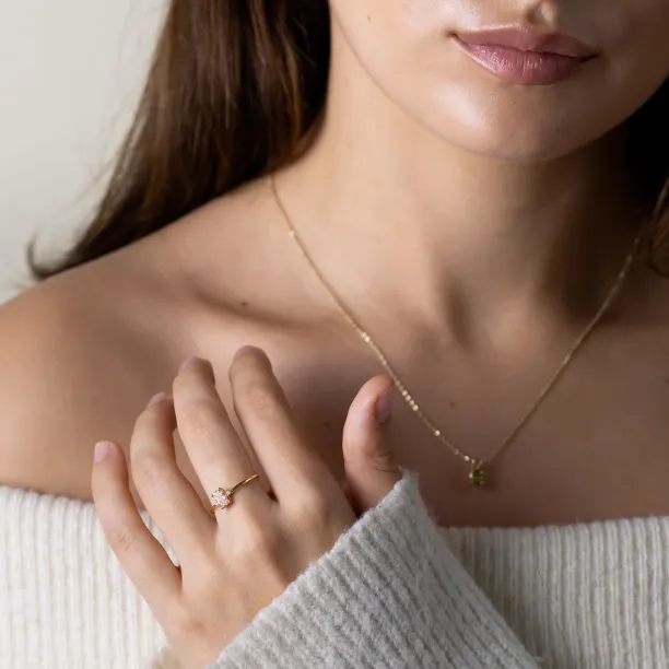 Romantický prsten s lab grown diamanty ARCTELIA Image