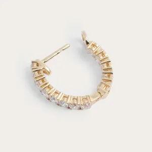 Zlaté náušnice s lab grown diamanty SIERAH Thumbnail