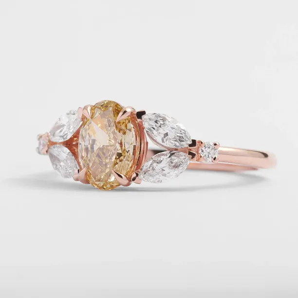 Zásnubní prsten s lab grown diamanty CASSANDRA Image