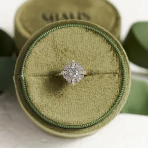 Výrazný zlatý prsten s lab grown diamanty STEPHANIE Thumbnail