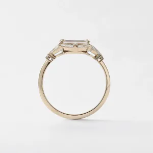 Vintage prsten s lab grown diamanty ELIZETE Thumbnail