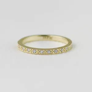 Vintage eternity diamond ring ANTICA