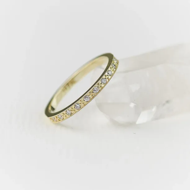 Vintage eternity prsten s diamanty ANTICA Image