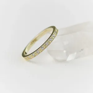 Vintage eternity prsten s diamanty ANTICA Thumbnail