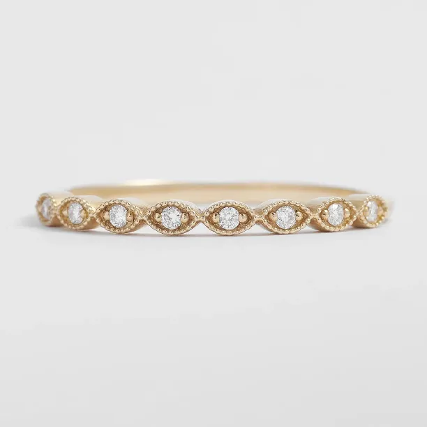 Elegantní half eternity prsten s diamanty CHRISTIE Image