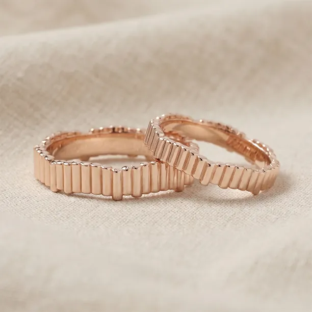 Geometric wedding rings INGRID Image