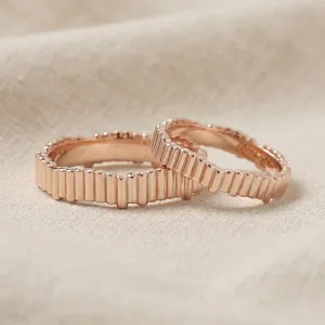 Geometric wedding rings INGRID
