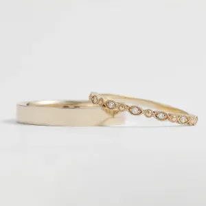 Elegantní snubní prsteny s diamanty HONEY Thumbnail