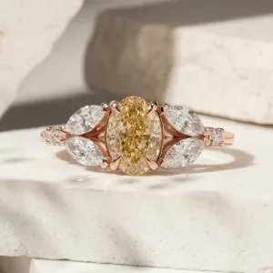 Lab grown diamond engagement ring CASSANDRA