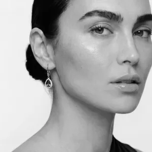 London blue topaz and diamond earrings SISSI Thumbnail