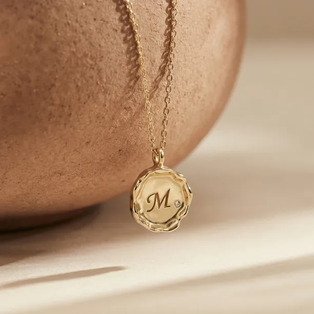 Personalizovaný náhrdelník s diamantem COLETTE Image