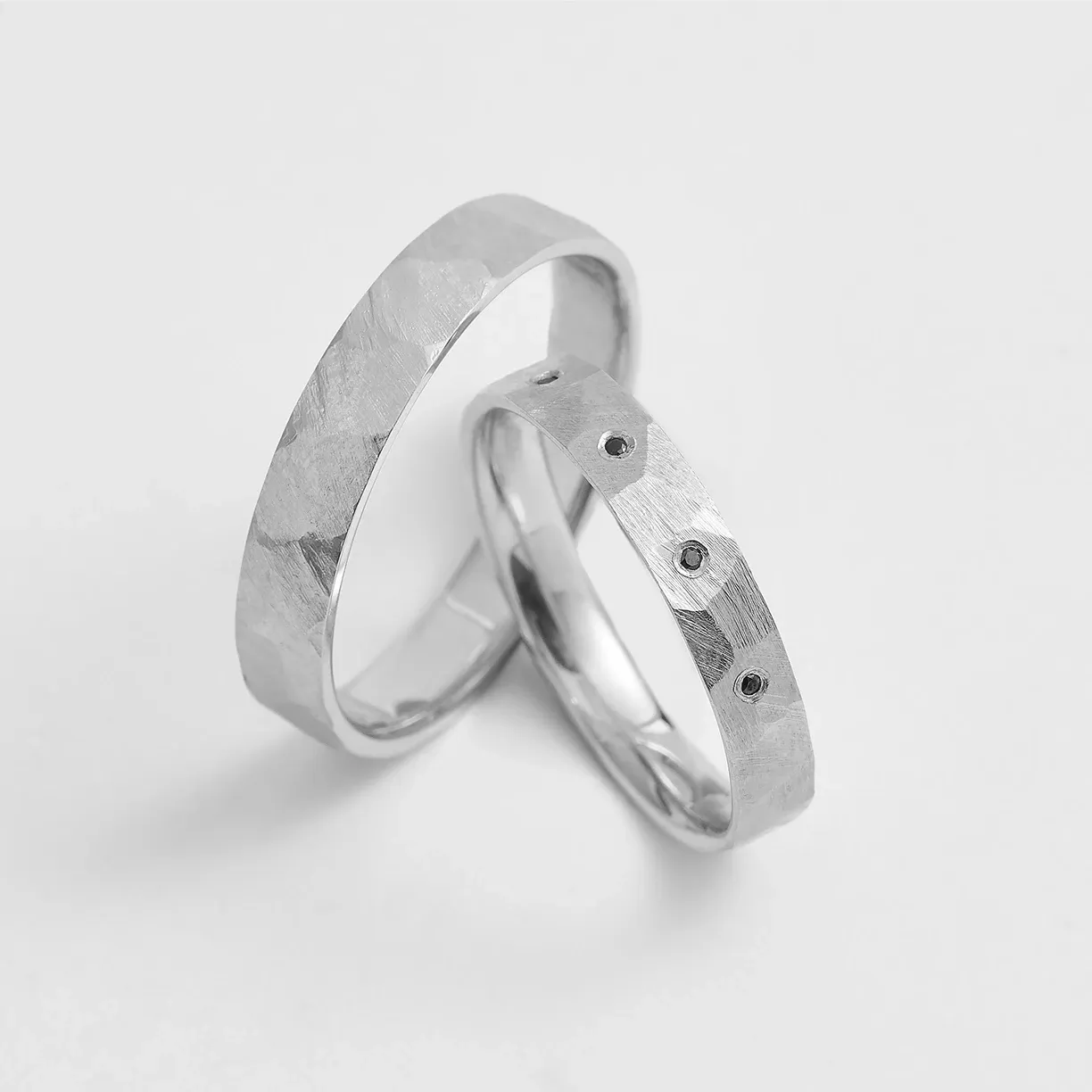 Tepané snubní prsteny Milano