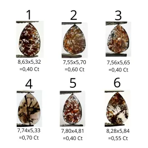 Ring with in vintage style with salt and pepper diamond ANTONIA Thumbnail