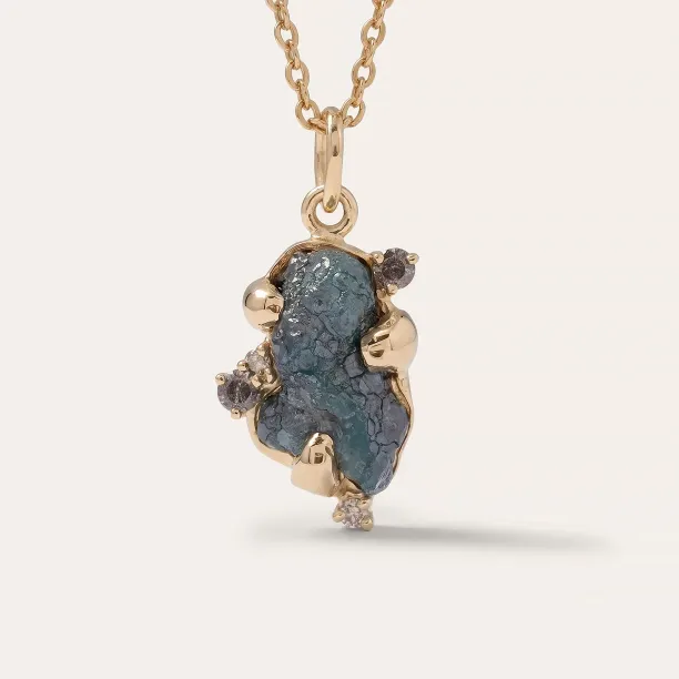 Přívěsek se surovým diamantem LAURA Image