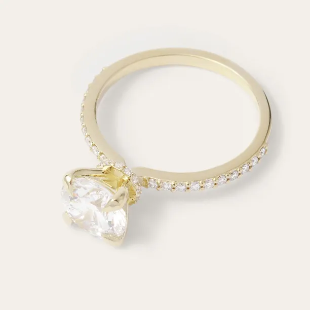 Luxury lab grown diamond engagement ring ARABELLA Image
