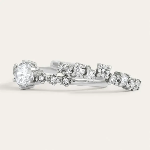 Elegantní zásnubní set s diamanty GABRIELE Image