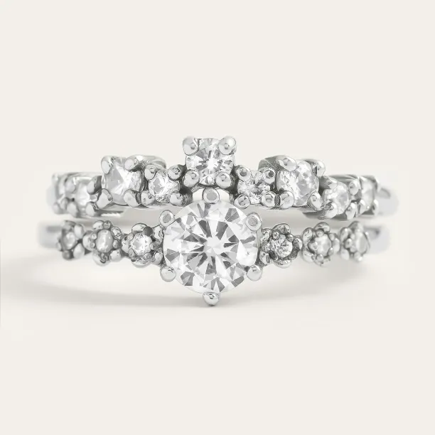 Elegantní zásnubní set s diamanty GABRIELE Image