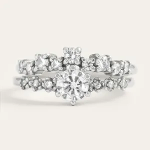 Elegantní zásnubní set s diamanty GABRIELE Thumbnail