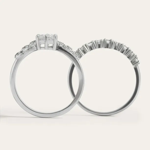 Elegantní zásnubní set s diamanty GABRIELE Image