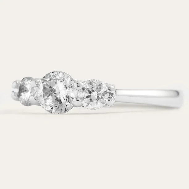 Zlatý zásnubní prsten s diamanty VIZO Image