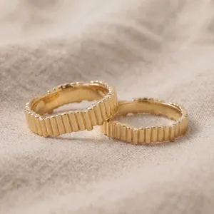 Geometric wedding rings INGRID