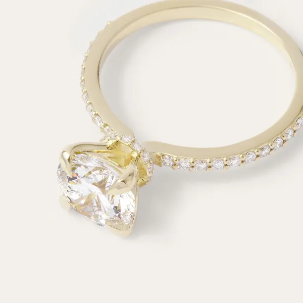 Luxury lab grown diamond engagement ring ARABELLA Image
