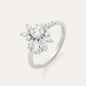 Unique lab-grown diamond ring MARISOL
