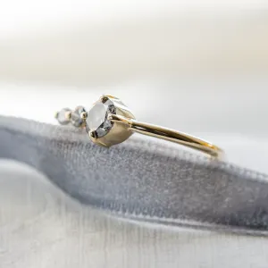 Zlatý prsten se salt and pepper diamantem SUE  Thumbnail