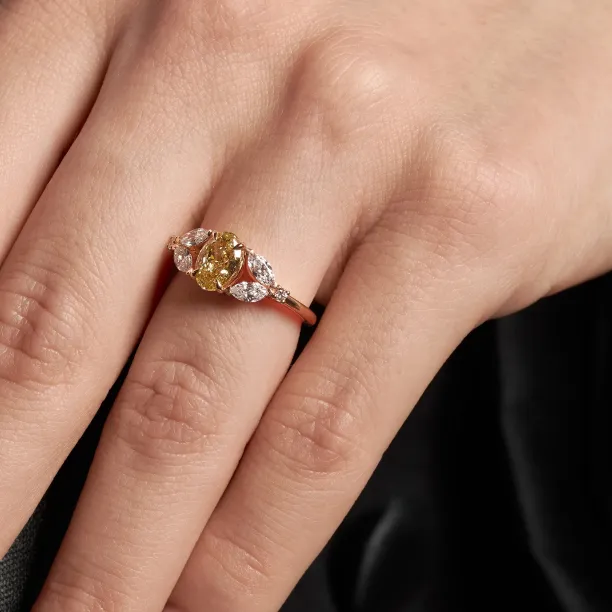 Lab grown diamond engagement ring CASSANDRA Image