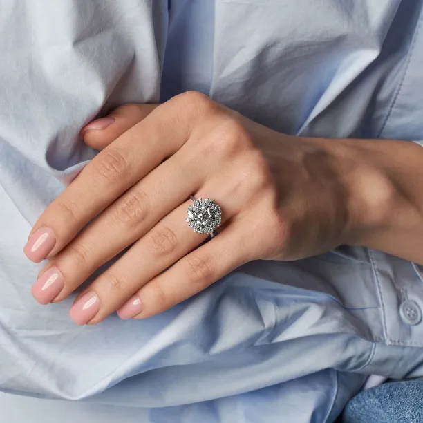 Statement lab grown diamonds ring JENNY Image