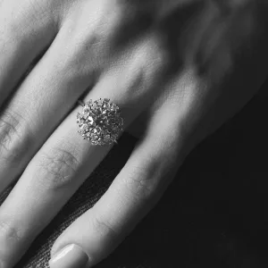 Statement lab grown diamonds ring JENNY Thumbnail