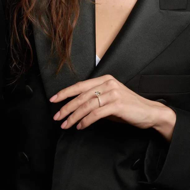 Luxury lab grown diamond engagement ring ARABELLA Image