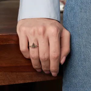Netradiční prsten s diamanty salt'n'pepper MANSUETO Thumbnail