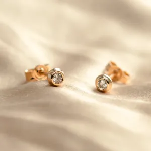 Modulární zlaté náušnice markýz s lab grown diamanty BLANKS Thumbnail