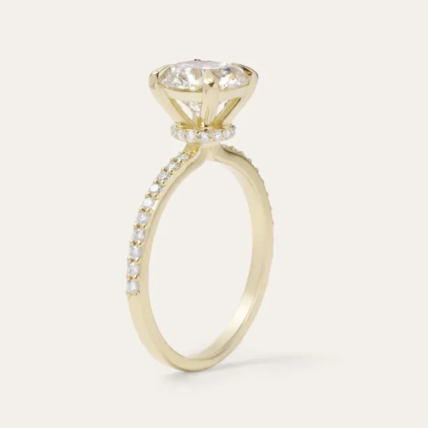 Luxury lab grown diamond engagement ring ARABELLA Image