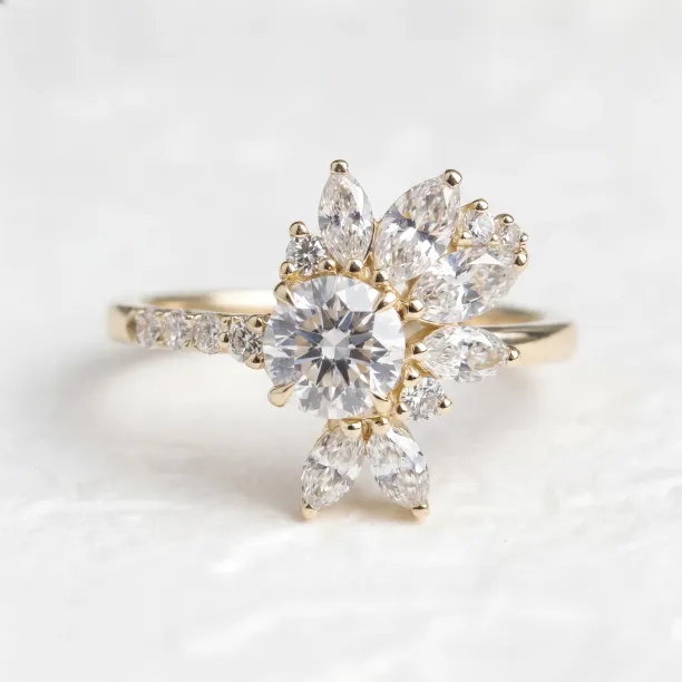 Originální prsten s lab grown diamanty MARISOL Image