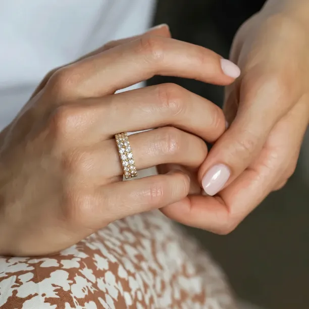 Luxusní snubní prsten s diamanty NENNA Image