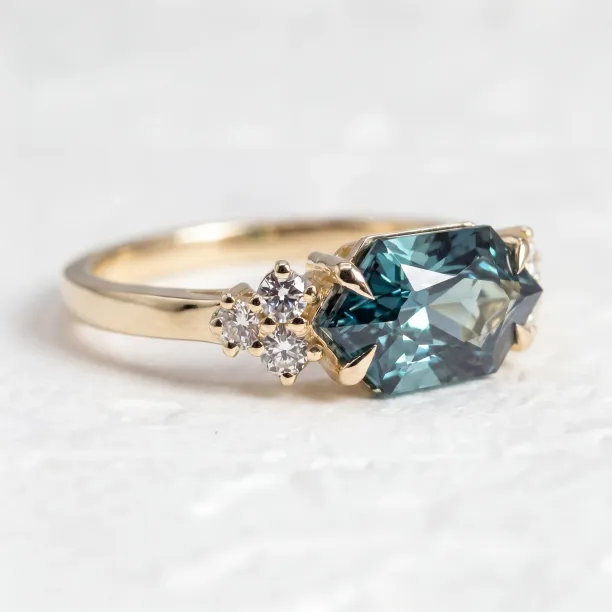 Zlatý prsten s lab grown diamanty ARMINE Image