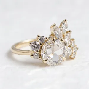 Zlatý prsten s lab grown diamanty VESNA Thumbnail