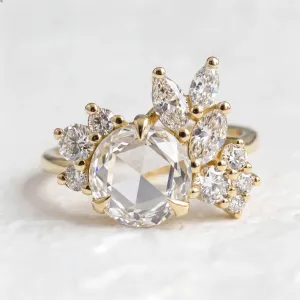 Zlatý prsten s lab grown diamanty VESNA Thumbnail