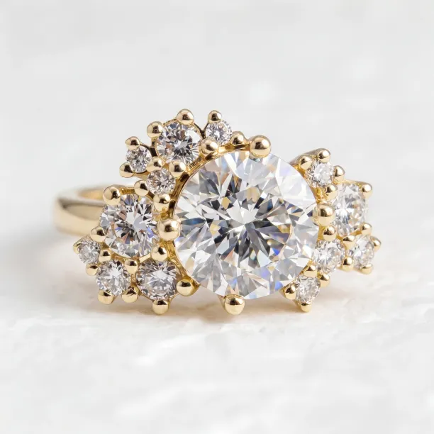 Originální prsten s lab grown diamanty CHIARA Image