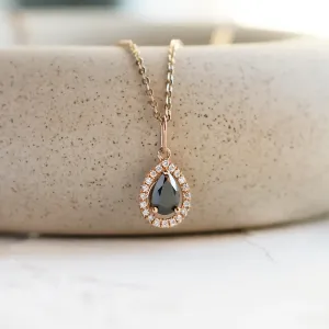 Green lab-grown diamond pendant EDWINE Thumbnail