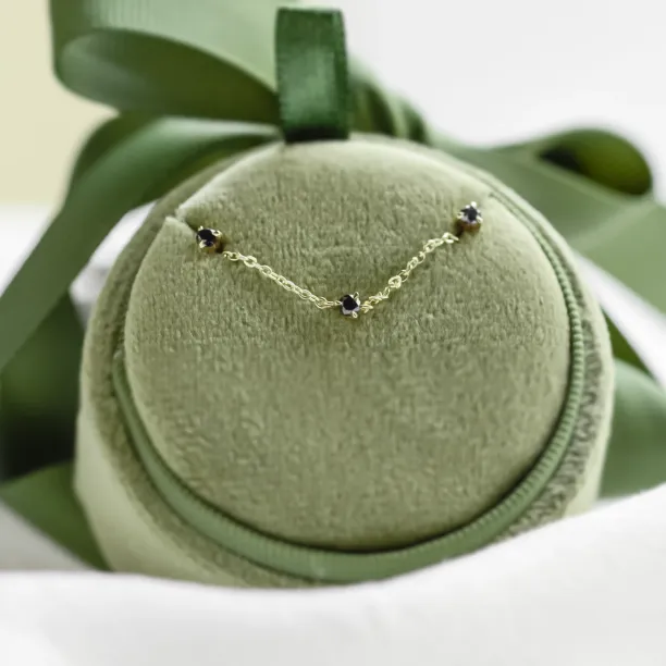 Minimalistická kolekce šperků s černým diamantem DUNCAN Image