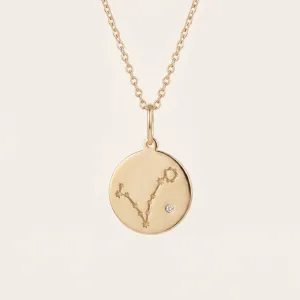 Přívěsek se souhvězdím zvěrokruhu a diamantem ZODIAC