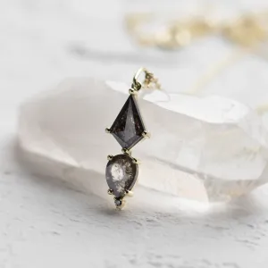 Extravagant salt and pepper diamond necklace SIGNATURE Thumbnail