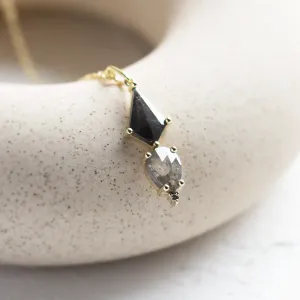 Extravagant salt and pepper diamond necklace SIGNATURE Thumbnail