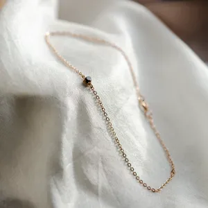 Minimalistický náramek s černým diamantem BLAKE Thumbnail