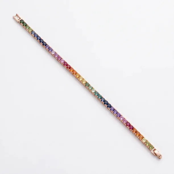 Rainbow sapphire bracelet MOSAICAN